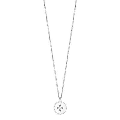 Kidult Collana Donna Acciaio Rosa Dei Venti Symbols