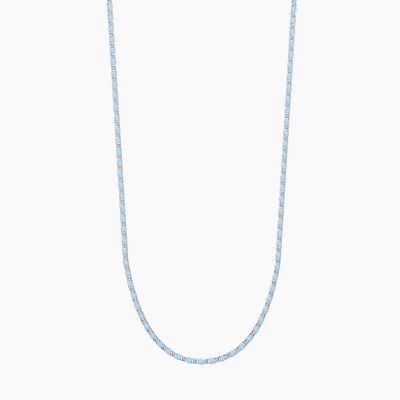 Kidult Collana Acciaio Smaltata Azzurro By You