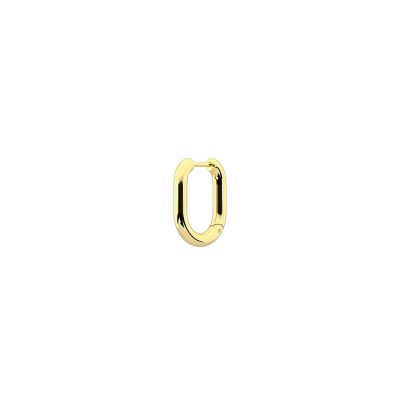 Kidult Mono Orecchino Acciaio Gold Ovale 11X15 mm By You