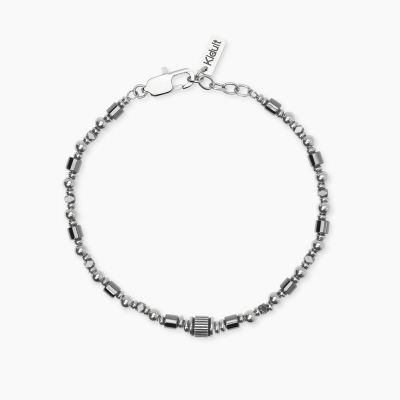 Kidult Bracciale Acciaio ed Ematite Style