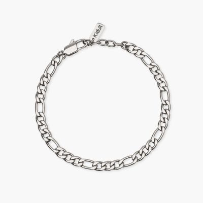 Kidult Bracciale Acciaio Catena 3+1 Figaro