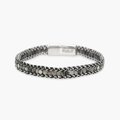 Kidult Bracciale Acciaio e Labradorite