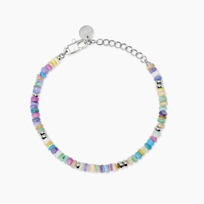 Kidult Bracciale Acciaio Conchiglie Multicolor
