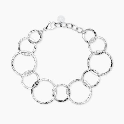 Kidult Bracciale Acciaio Maglie Rotonde