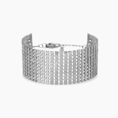 Kidult Bracciale Acciaio Catena Disco