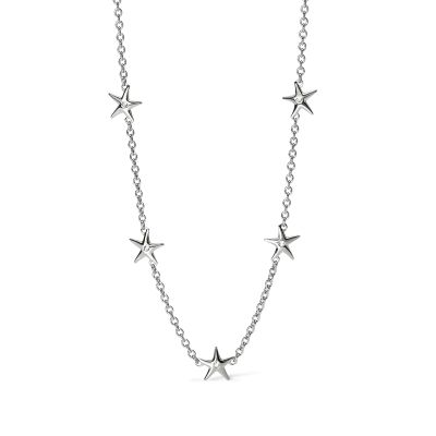 Kidult Collana Acciaio Rolo e Stelle Style
