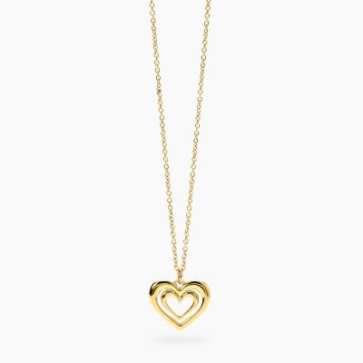 Kidult Collana Acciaio Gold Con Cuore Style