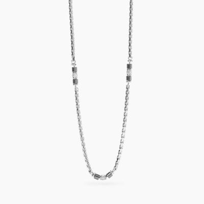 Kidult Collana Acciaio con Ematite Style