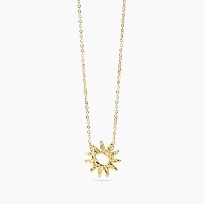 Kidult Collana Acciaio Gold Con Sole