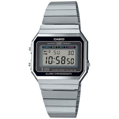 Casio Orologio Unisex Resina Digitale Multifunzione Cod. A700WE-1AEF