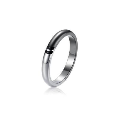 Brosway Anello Uomo Acciaio Silver-Nero Celesta