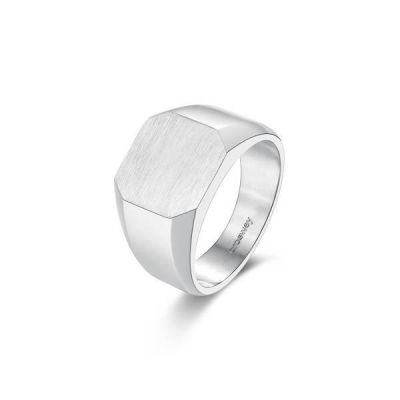 Brosway Anello Uomo Acciaio Sigillo Ink