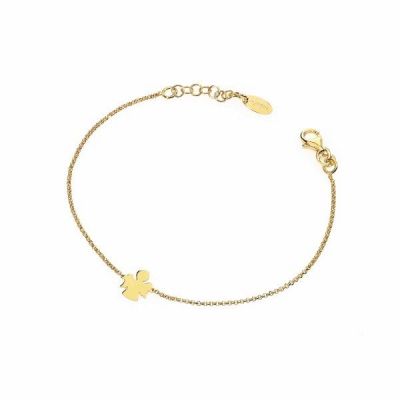 AMEN BRACCIALE CORNETTO ROSSO E CUORI AMEN IN ARGENTO ROSE' E CRISTALLI 