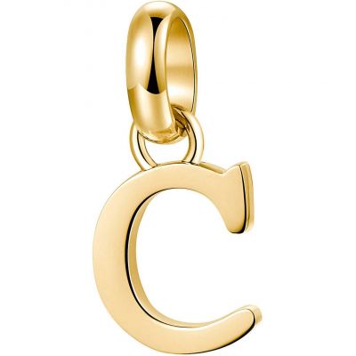 Brosway Charms Donna Acciaio Gold Lettera C Tres Jolie
