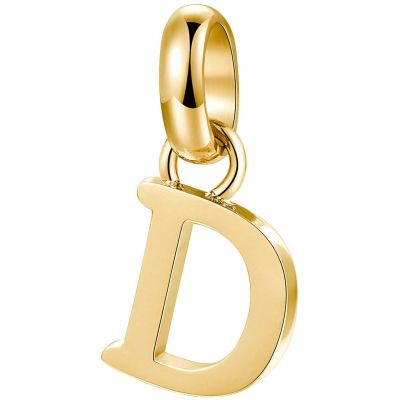 Brosway Charms Donna Acciaio Gold Lettera D Tres Jolie