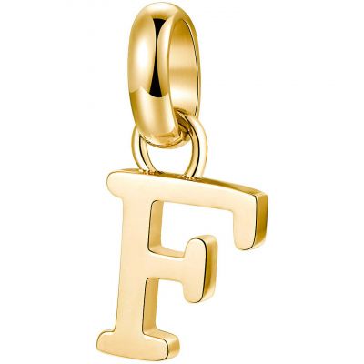 Brosway Charms Donna Acciaio Gold Lettera F Tres Jolie