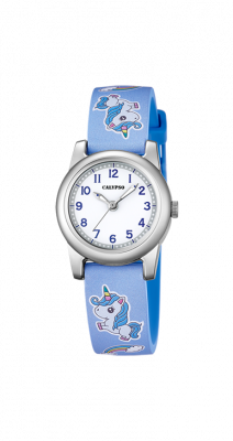 Calypso Orologio Bambina Gomma Solo Tempo Celeste COD.K5713/D
