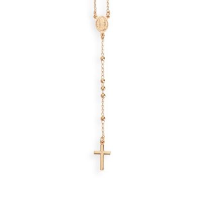 Amen Collana Donna Rosario Argento Classico Grani diam. 3mm