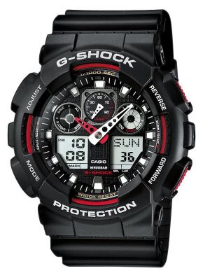 Casio Orologio G-Shock Uomo Digitale Multifunzione Cod.GA-100-1A4ER