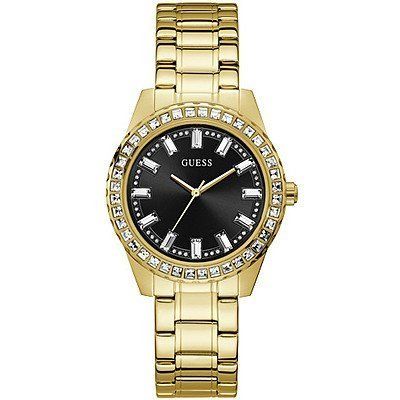 Guess Orologio Solo Tempo Donna Acciaio Gold con Cristalli Sparkler