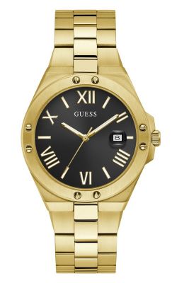 Guess Solo Tempo Uomo Acciaio Gold Perspective