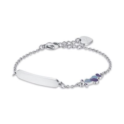 Luca Barra Kids Bracciale Bambino Acciaio Aereo