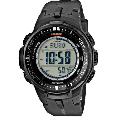 Casio Pro Trek Orologio Uomo Resina Digitale Multifunzione Cod. PRW-3000-1ER