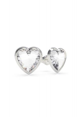 Guess Orecchini Lobo Donna Acciaio Punto Luce Cuore