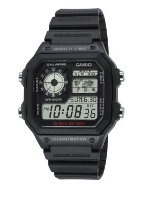 Casio Orologio Digitale Multifunzione AE-1200WH-1AVEF