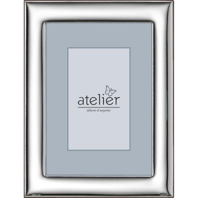 Atelier Cornice Laminato Argento e Legno 13X18