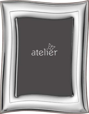 Atelier Cornice Laminato Argento e Legno 09X13