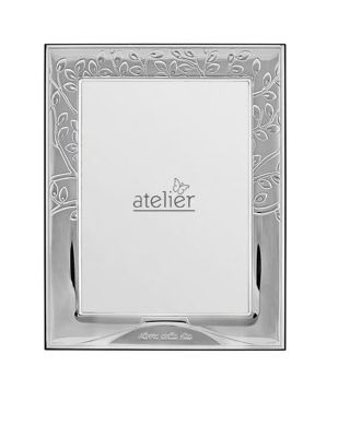 Atelier Cornice Laminato Argento e Legno 20X25