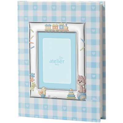 Atelier Album Bambino gatto Laminato Argento 20X25