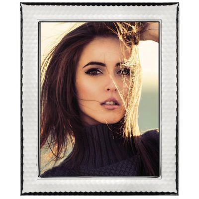 Atelier Cornice Laminato Argento e Legno 18X24