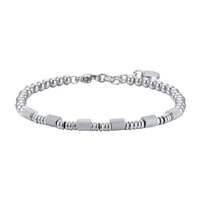 Luca Barra Bracciale Acciaio Elementi Acciaio