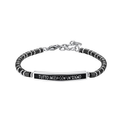 Luca Barra Bracciale Acciaio " Tutto Inizia.."