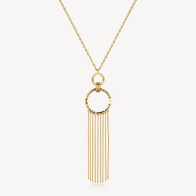 Brosway Collana Acciaio Gold Pendente con Frange