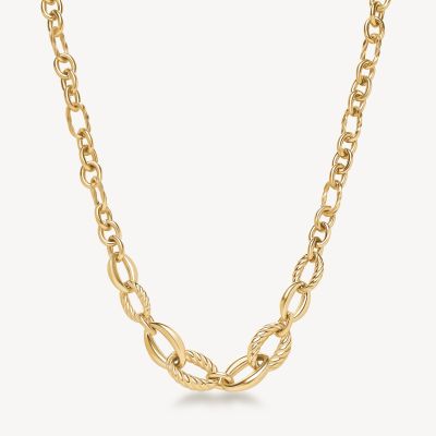 Brosway Collana Catena Acciaio Gold Amy
