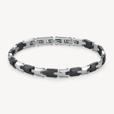 Brosway Bracciale Semirigido Acciaio e Rutenio Backliner