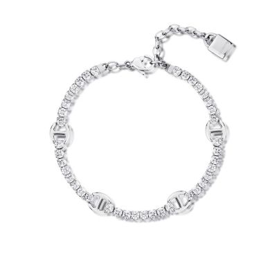 Brosway Bracciale Donna Acciaio Cristalli Bianchi