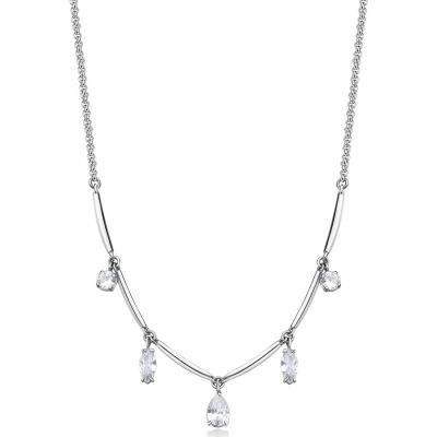 Brosway Collana Acciaio e Cristalli Affinity