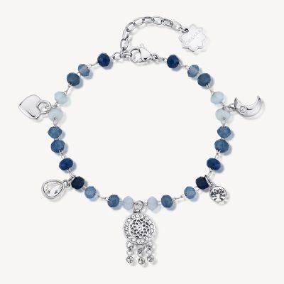Brosway Bracciale Acciaio Multi Charm Mistici Chakra