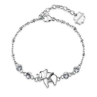 Brosway Bracciale Acciaio Elefantino e Cristalli