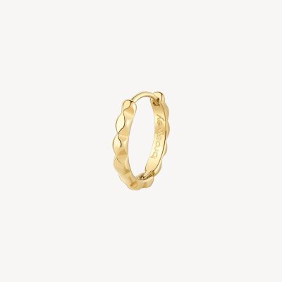 Brosway Mono Orecchino Cerchio Acciaio Gold Chakra