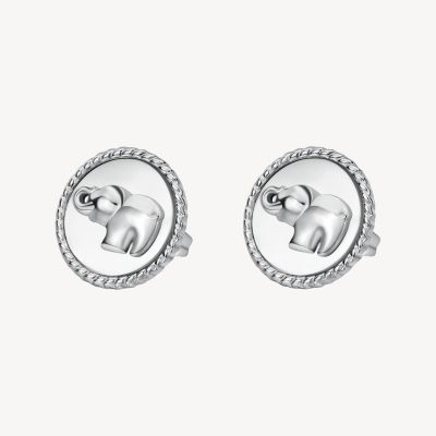 Brosway Orecchini Lobo Acciaio Elefante Chakra