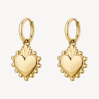 Brosway Cerchi Acciaio Gold Cuore Pendente Chakra