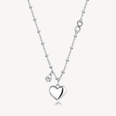 Brosway Collana Acciaio Cuore ed Infinito Chakra