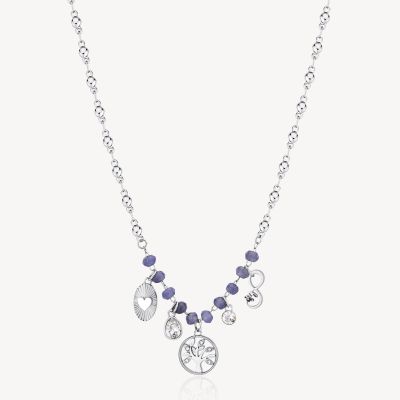 Brosway Collana Acciaio Multi Charm Mistici Chakra