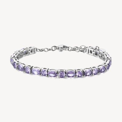Brosway Bracciale Acciaio Cristalli Ametista Dreaming