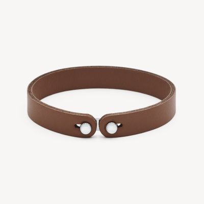 Brosway Bracciale Pelle Cuoio e Madreperla Ink